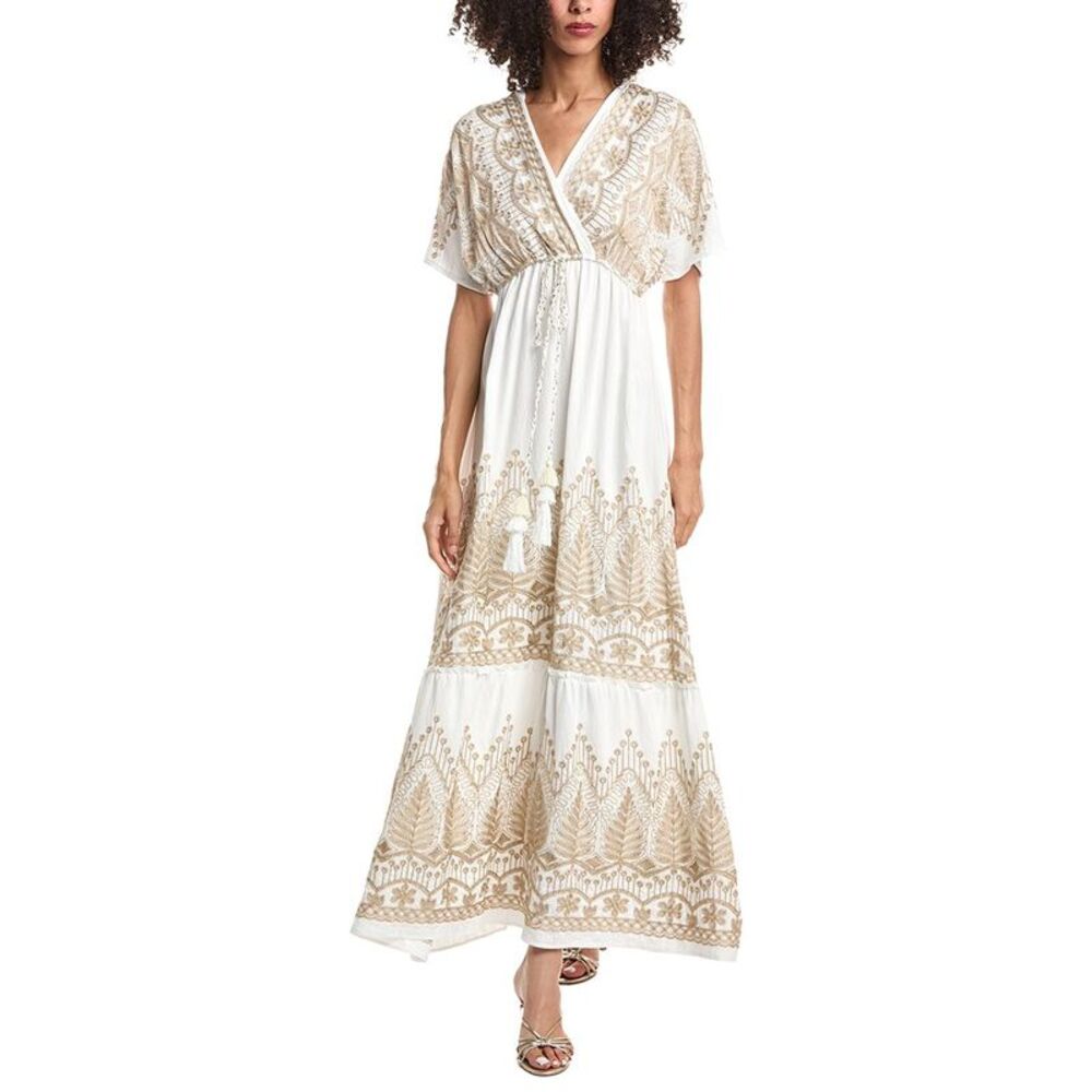 Anna Kay Womens Lace Dress, White